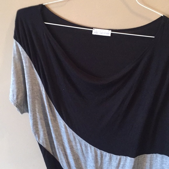 Black/Grey Blouse - Picture 3 of 6